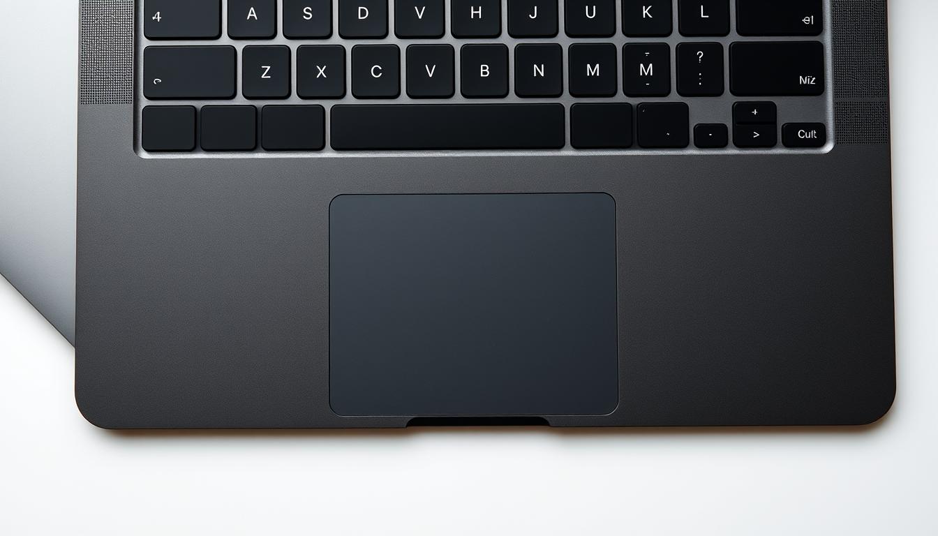 Apple MacBook Pro (2024) keyboard and trackpad close-up Apple MacBook Pro (2024) keyboard and trackpad close-up