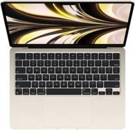 Alternative view of Apple 2022 MacBook Air Laptop with M2 chip (13.6-inch, 8GB RAM, 256GB SSD Storage) Starlight (Renewed) : Electronics